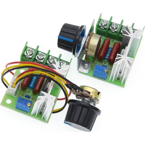1pcs AC 220V 2000W SCR Spannung Regler Dimmen Dimmer Motor Speed Controller Thermostat Elektronische Spannungs Regler Modul