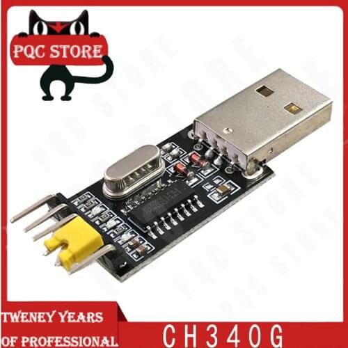10pcs CH340 module USB to TTL CH340G upgrade download a small wire brush plate STC microcontroller board USB to serial