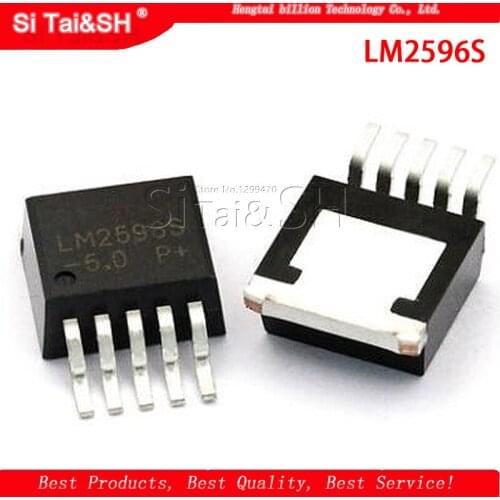 10pcs LM2596S-5.0 LM2596-5.0 TO-263-5 5V 3A