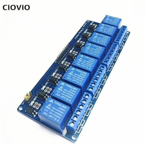 8 Channel DC 5V Relay Module with Optocoupler Low Level Trigger Expansion Board for arduino