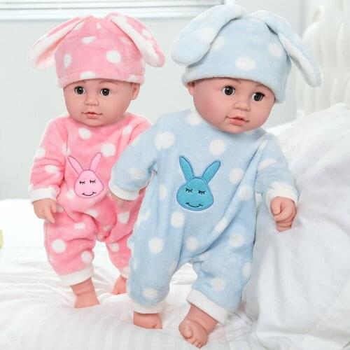 20inch 50cm Full Vinyl Cute Super Simulation Reborn Baby Fashion Doll Lifelike Toy Shower Doll Accompany Dolls Kid Chrismas Gift