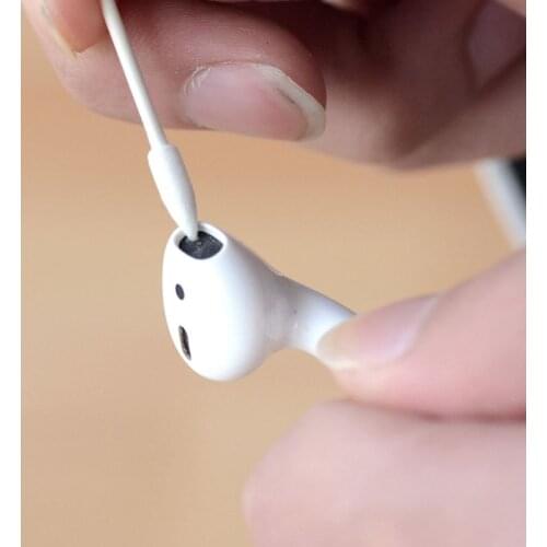 25pcs Cotton Disposable Stick Cleaning Tool for AirPods Earphone Smart Phone Tablet Charge Port USB Port