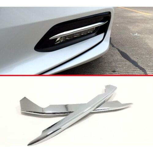 ABS Chrome Front Fog Light Lamp Trim Molding Bezel Garnish For Honda Accord MK10 2018 2019