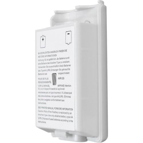 Game Accessories For XBOX 360 Wireless Controller White AA Battery Cover ABS plastic Battery Holder Shell Case Mayitr