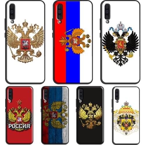 Russian coat of arms Flag For Samsung A12 A32 A42 A52 A72 A71 A51 A41 A31 A11 A70 A50 A40 A10 A02 A21S Phone Cover