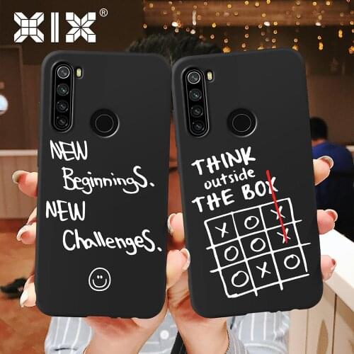 Xiaomi Redmi Note 8T Case Funny Word Text for Cover Redmi Note 8 9 9S Pro Soft Black TPU Funda Coque for Redmi Note 10 Pro Case