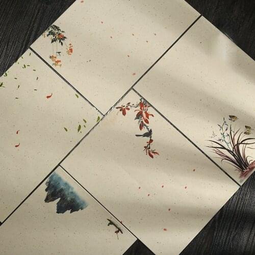 Exquisite Rice Paper Letterheads 20sheets Chinese Small Regular Script Calligraphy Xuan Zhi Beautiful Half Ripe Xuan Paper