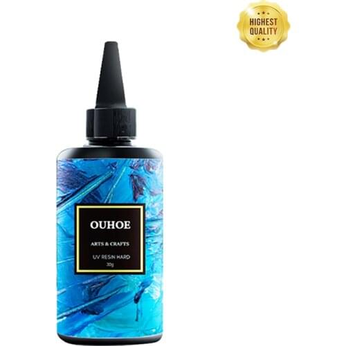 UV Resin Glue Quick Drying UV Gel Curing Hard State For DIY Jewelry Making Production Accessories Glue 30g Transparent Epoxies