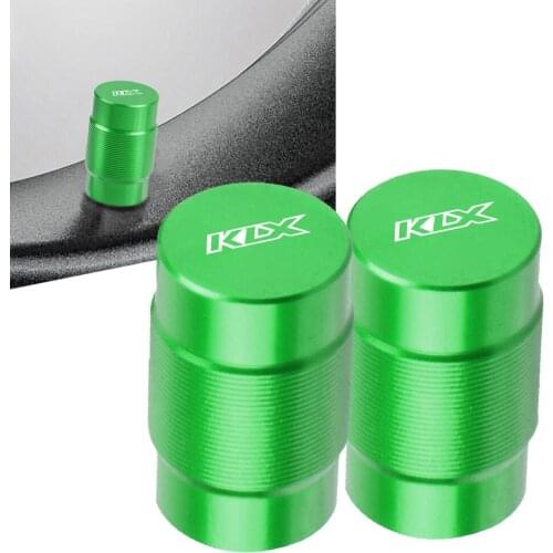 Motorcycle Wheel Tire Valve Stem Caps Airtight Cover For KAWASAKI KLX125 KLX250 KLX450R D-TRACKER 125 KLX150S KLX 250 125 150
