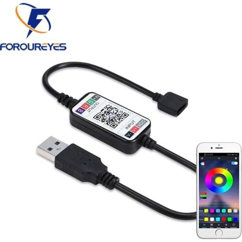 Mini Dimmer Led Controller RGB 5V-24V USB Color Music For Magic Home Smart Strip Lights 5050