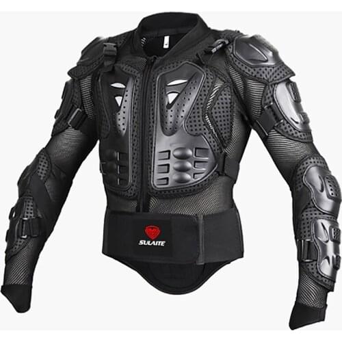 S-4XL Plus Sizes Motorcycles Armor Protective Gear Jackets Motocross Full Body Protector Jacket Moto Cross Back Armor Protection