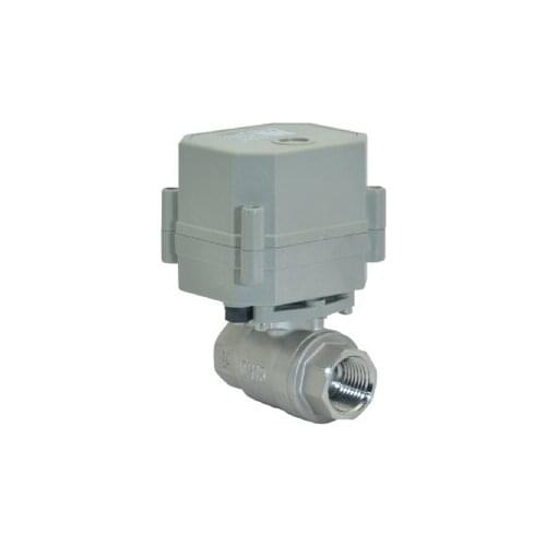 New 1/2" DN15 SS304 dc9~24v Modulating ball valve,Regulating valve with feedback signal