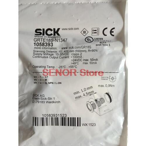 New original photoelectric switch GRTE18S-N1347 article number 1058393