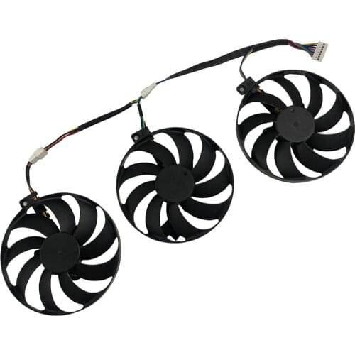 PLD09210S12H 7Pin RTX2080 RTX2080Ti GPU Card Cooler Fans For ASUS ROG STRIX RTX 2080 2080 Ti GAMING Cards Cooling