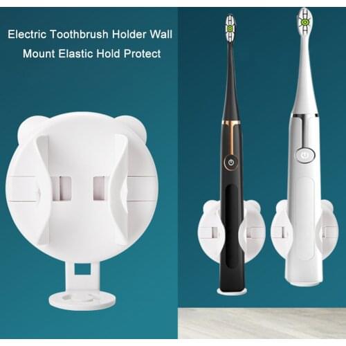 Plastic Electric Toothbrush Handle Holder Rack Wall-Mounted Support Daily Necessities Household Bathroom Shelf Accessories