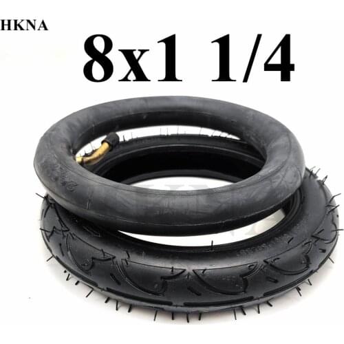 High Quality 8X1 1/4 Pneumatic Tire Inner Tube And Outer Tyre for Mini Electric Scooter Baby Carriage Wheel Replacement Parts