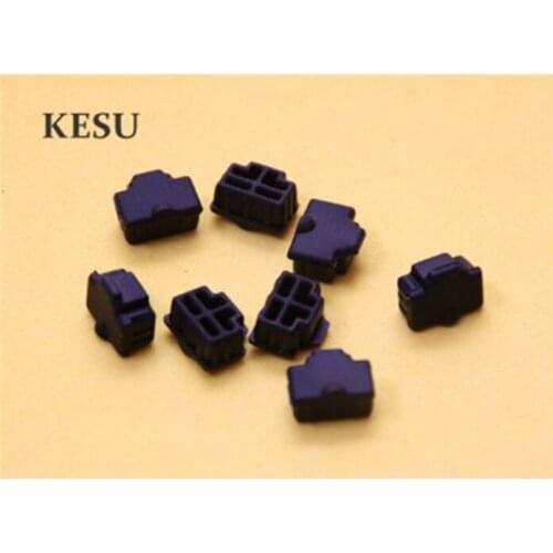 Ethernet Hub Port RJ45 Network Anti Dust Cover Cap Stopper dustproof Protector Plug Black/white for computer Accessories