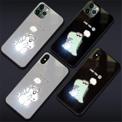For Your Sweetheart Incoming Call Remind Shockproof Flash LED Phone Case For iPhone 13 12 Pro Max 6 6S 7 8 Plus X XR XS