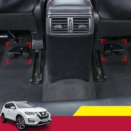 For Nissan X-trail X trail T32 2014-2019 Under Seat Air Vent Outlet air conditioning Protective Cover Interior decoration
