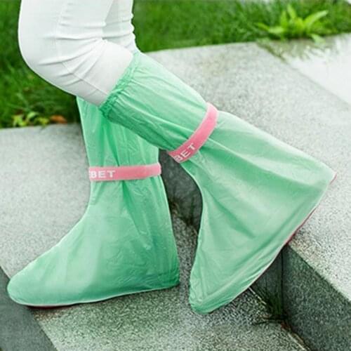 1 Pair Shoe Cover Outdoor Waterproof Non-slip Overshoes Footwear Boot Shoe Cover Protector Shoe Cover Rain Gear