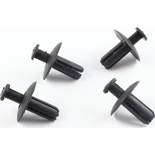 100pcs Auto Plastic Screw Push-Type Big Cover Expanding Rivet Panels Trim Retainer Fasteners Clips