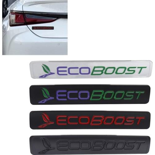 3D Ecoboost for SUV S-MAX F150 F250 F350 Engine Side Fender Rear Trunk Emblem Badge Sticker
