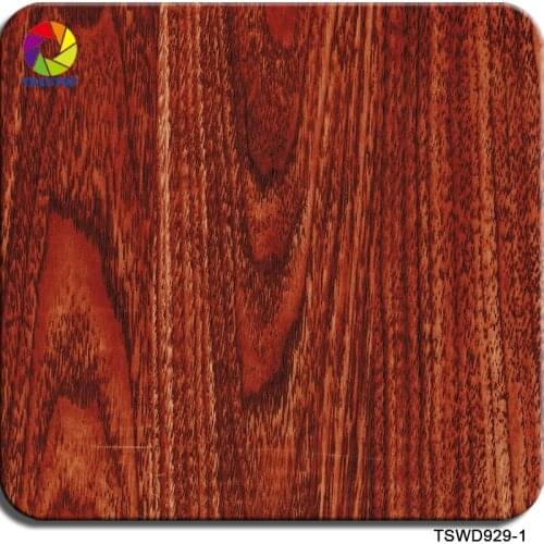 TSAUTOP 1m width 10sqm wood grain hydrographics aqua print film WDF929-1