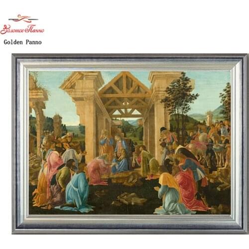 Golden Panno,Needlework,DIY DMC Cross stitch,Sets For Embroidery kits,Precise unprinted religion Patterns Counted Cross-stitch