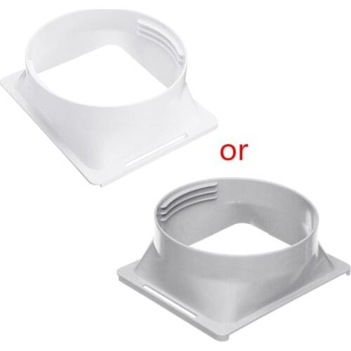 15cm Square Portable Air Conditioning Body Exhaust Duct Interface Pipe Connector Conditioner Parts Easy Install