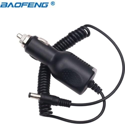 Car Charger Cable Line 12-24V Input 10V Output For Baofeng UV-5R UV-82 GT-3 UV-9R Plus XR Walkie Talkie Battery Charger