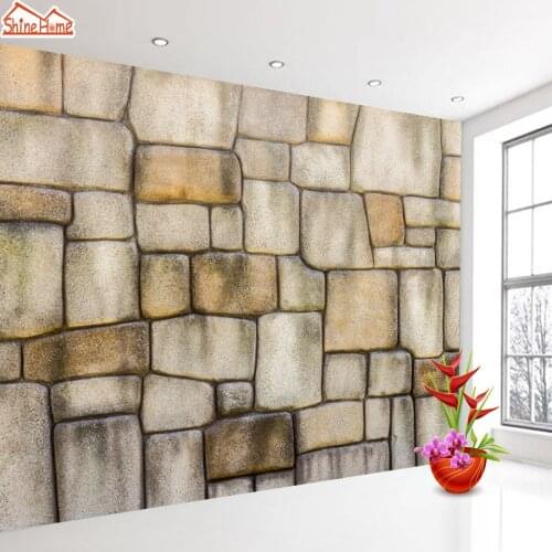 Brick Stone Pattern Wallpaper Wall Paper Papers Home Decor Contact 3d Wallpapers for Living Room Mural Self Adhesive Murals Roll