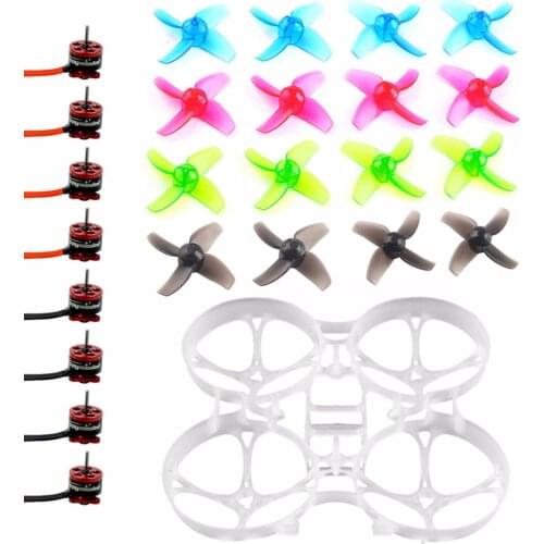 Mobula7 V2 V3 Frame Propellers SE0802 1-2S CW CCW Motors Set for DIY 75mm Bwhoop75 Brushless for Happymodel Mobula 7 FPV Racer