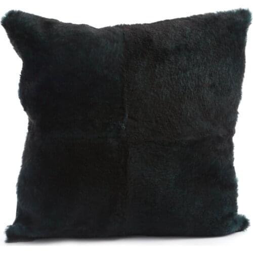 Genuine lamb fur, comfortable and soft square pillow hotel home living room bedroom sofa decorative ornament pillow