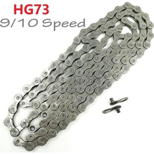Bike Chain HG73 9 Speed 116 Links MTB Mountain Bike Cassette Freewheel Chian 9/10 Speed Bicycle Chain For Deore Alivio