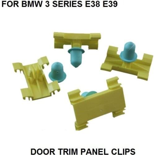 DOOR MOULDING TRIM PLASTIC STRIP CLIPS FOR BMW 3 SERIES E38 E39 NEW REPAIR SET X10 Plastic Clips