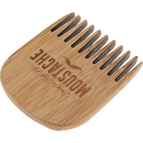 Peach Wood Comb Hair Care Beard Mustache Styling Shaping Detangles Your Beard with Box Set for Men Women