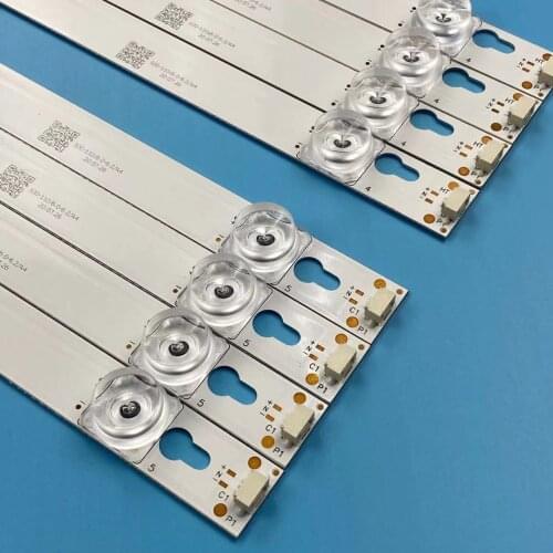 1set=8pcs TCL B55A558U L55E5800A-UD D55A630U Light Bar 55D2900 55HR330M05A8 55HR330M04B8 4C-LB5504-HR21J