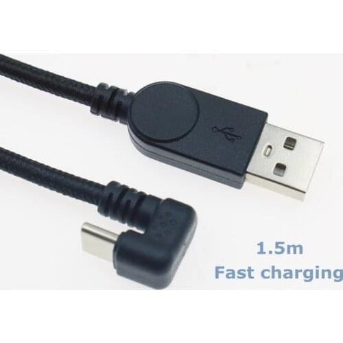 1.5m USB Typ-C Kabel 180 Winkel Schnelle Lade für Samsung Huawei USB C Kabel ist Geeignet Für nintendo Schalter Handys, Tablett