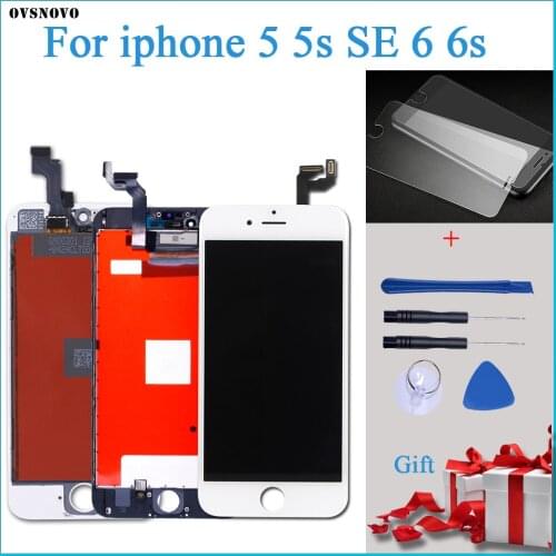 100% Test Work Display For iPhone 5s LCD Replacement For iPhone 6 6s Touch Screen Digitizer Assembly with 3D Touch High Quality