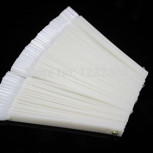 13x9cm 50colors Nail Art design Board nail Tips board nails Practice natural color perfect for nails free shipping