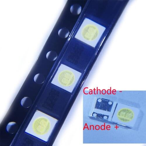 500PCS/Lot SMD LED 3535 6V 1.8W Cool White High Power For TV Backlight Application