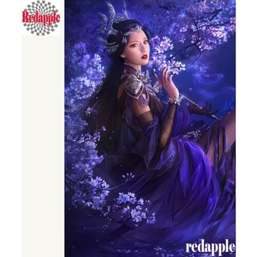 Diy Diamond Embroidery 3D Diamond Painting Cross Stitch Japanese girl Diamond Mosaic Full Square Rhinestones painting stickers