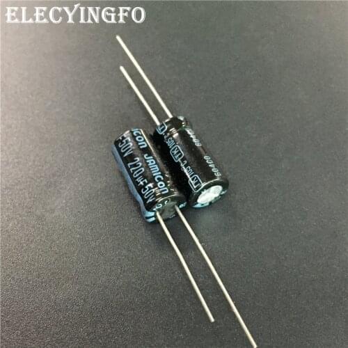 10pcs 220uF 50V220UF JAMICON TK Series 8x16mm High Quality 50V220uF Aluminum Electrolytic capacitor