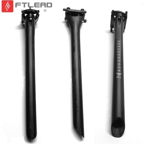 No Logo Classic Full Carbon Bicycle Mtb Road Seatpost Setback 27.2/30.8/31.6*350 /400 UD Matt/Golss Finish Strengthen SZG12