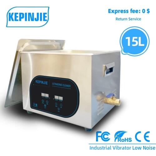 Large Ultrasonic Cleaner Ultrasound Washing For Test Tube Beaker Gold Motorcycle Engine Mould Bicycle Parts Decontamination 15L