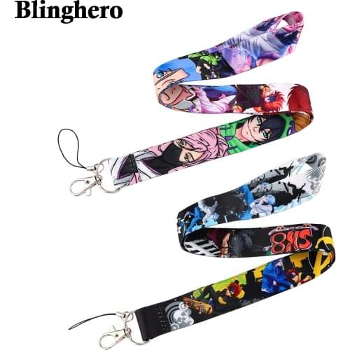 CB856 Anime Skateboard Lanyard Keychain Multifunction ID Card Badge Holder Camera USB Cell Phone Neck Strap