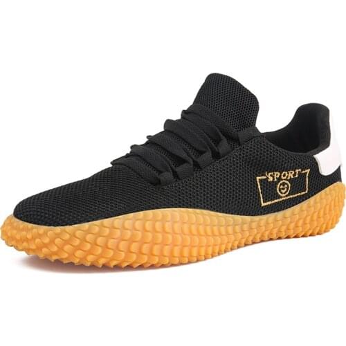 Men Running Sneakers Mesh Breathable Sports Shoes Male Fashion Black Training Athletic Footwear Flat Casual Jogging Walking Shoe
