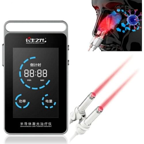 LLLT Low Level Laser Therapy Nasal Polyps Cure Rhinitis Sinusitis Therapy Nose Treatment Physiotherapy Laser Health Care