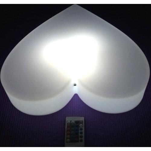 2019 Valentines 3D LED Heart Love Table Lamps 16 Colors Table Lampe Decor luminarias fixtures lamparas for Wedding Party 1pc