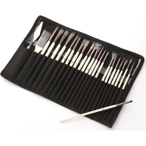 Anti-deform Lightweight Nylon Hair Drawing Brushes Supplies Set for School